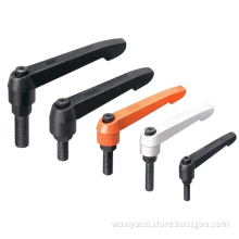 Factory price sales metal adjustable handles industrial clamp lever door handle
